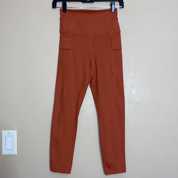 CARBON38 Orange Bra and Leggings Set - Picture 5 of 9